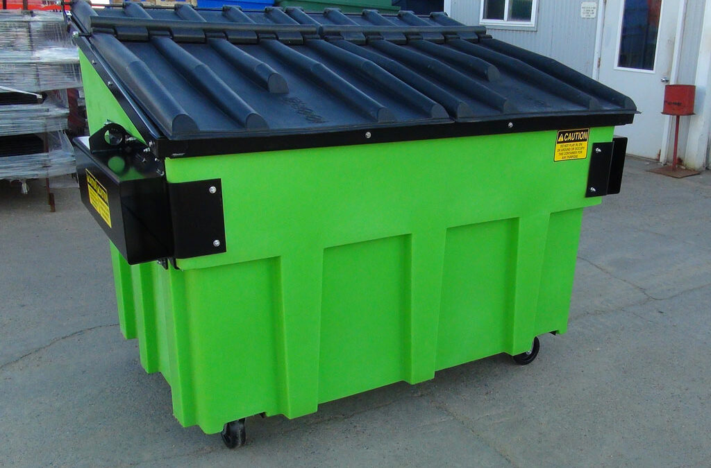 Buy plastic trash dumpsters—and say goodbye to heavy, high-maintenance steel
